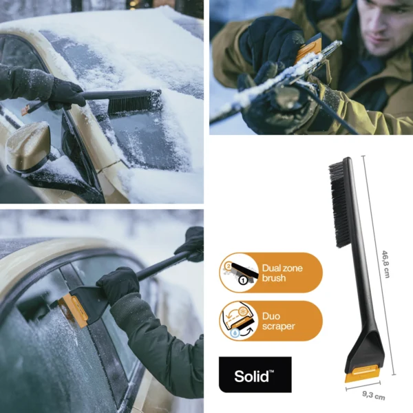 Fiskars Solid Autohari ja jääkaabits 46,8 cm