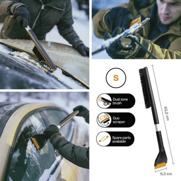 Fiskars Plus Autohari ja jääkaabits S 63,2 cm